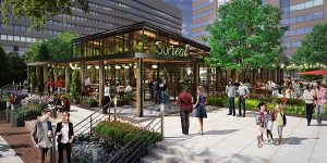 Rendering of Dining in the Park